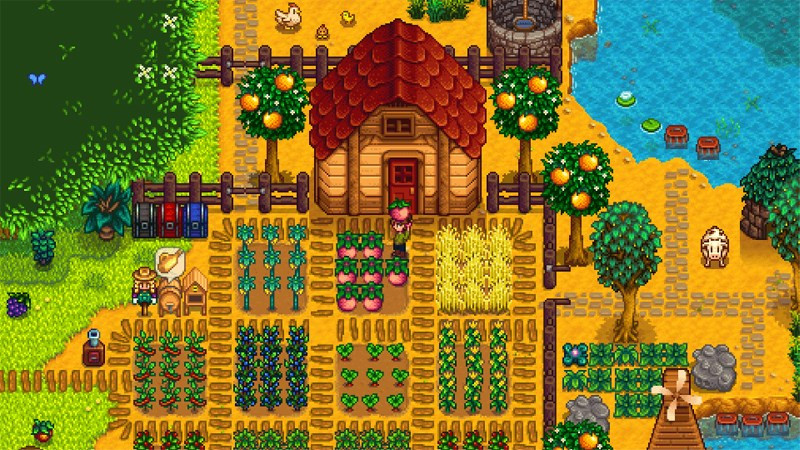 Stardew Valley sẽ cho phép bạn cùng bạn bè trải nghiệm cảm giác trở thành một người nông dân thật thụ