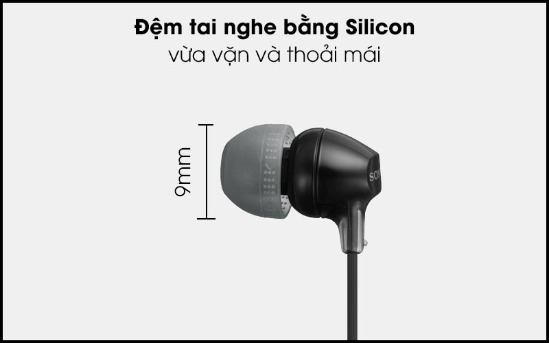 Tai nghe không dây với đệm tai silicon