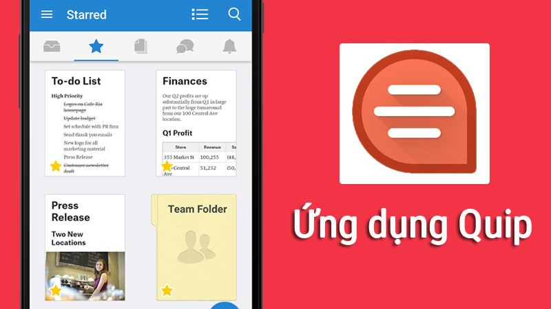 Tải Quip - Công cụ quản lý tài liệu, ghi chú, bảng tính
