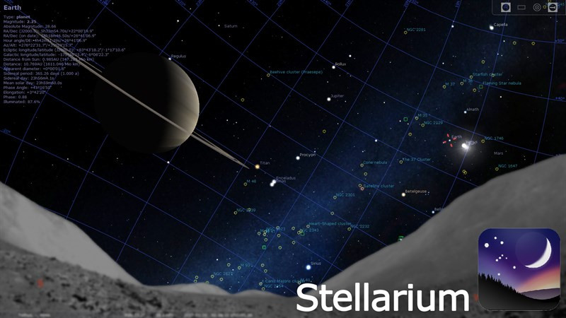 Tải Stellarium | Khám phá thiên văn vũ trụ