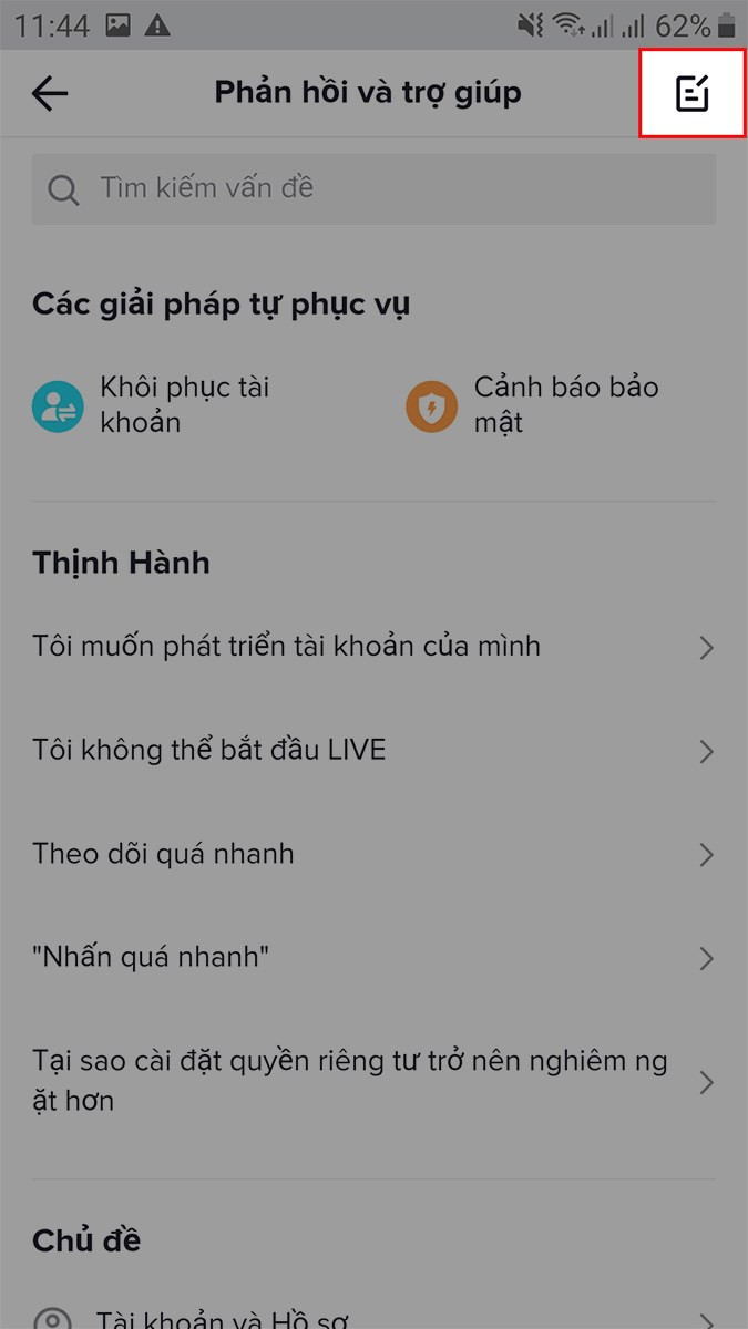 Tạo phản hồi mới TikTok