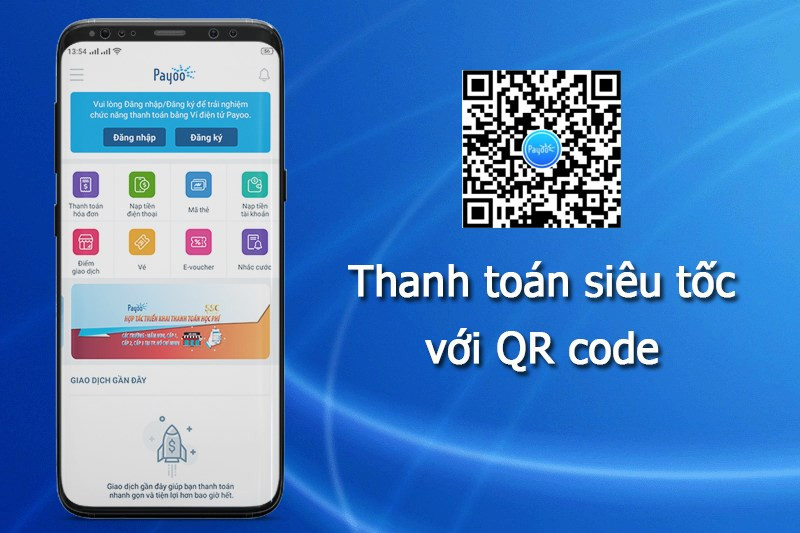 Thanh toán bằng QR code trên Payoo