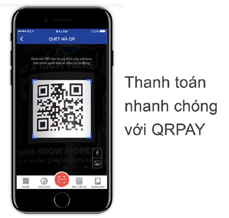 Thanh toán nhanh chóng với QRPAY