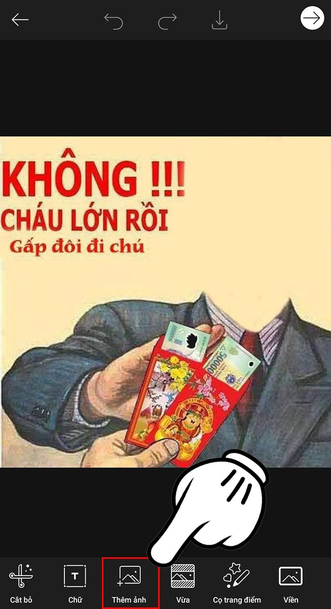 Thêm ảnh khuôn mặt