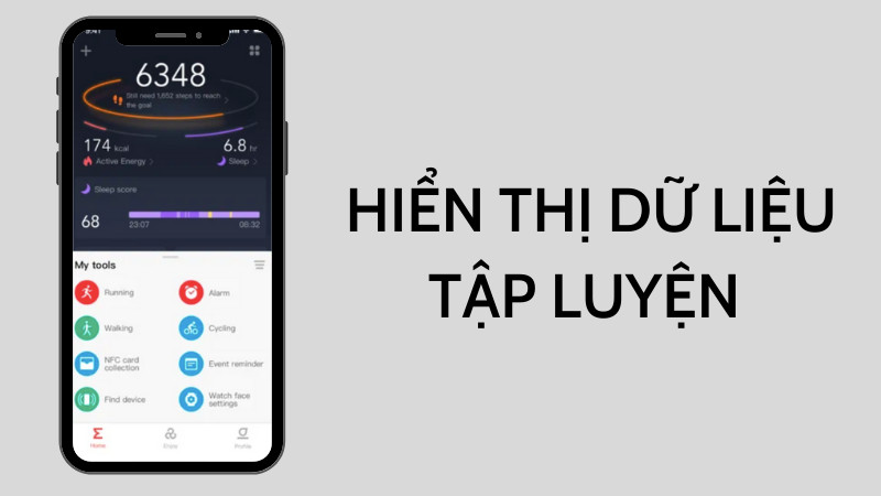 Theo dõi dữ liệu sức khỏe