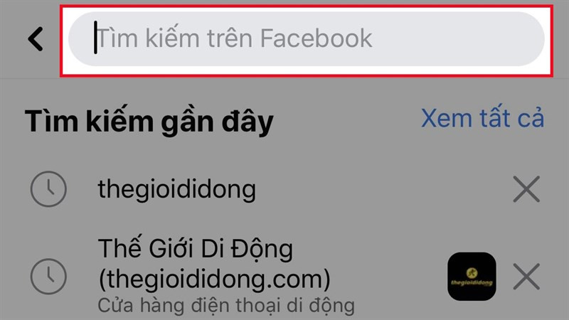 Tìm kiếm bạn bè trên Facebook