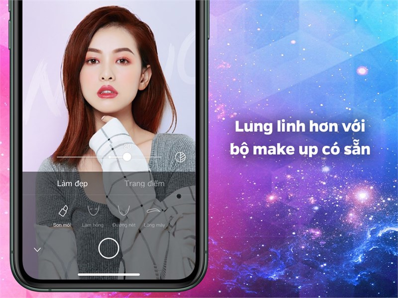 Tính năng makeup ảo của Ulike