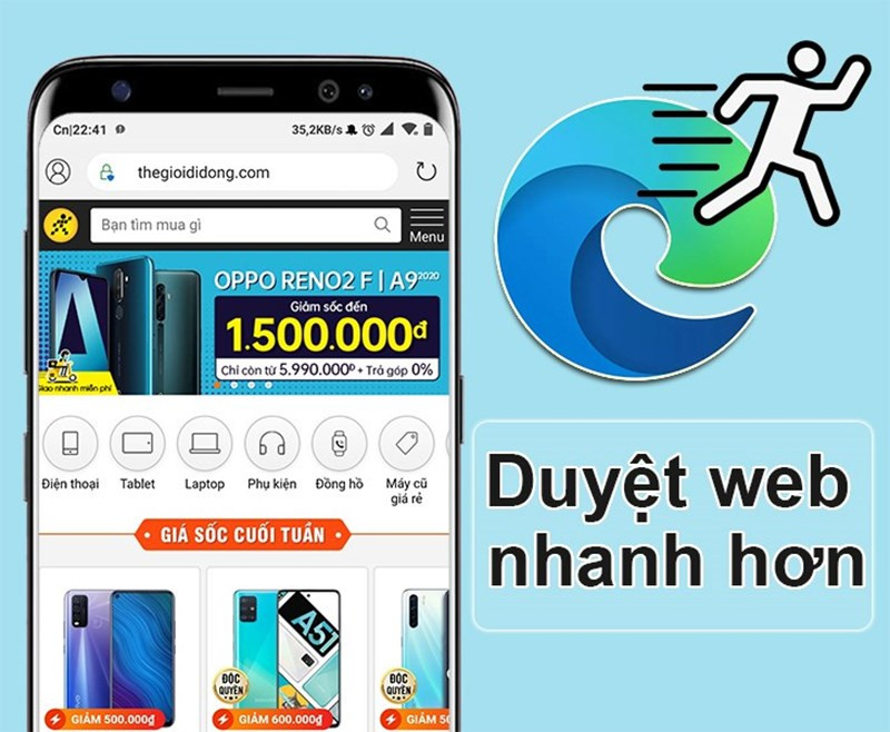 Tốc độ duyệt web nhanh