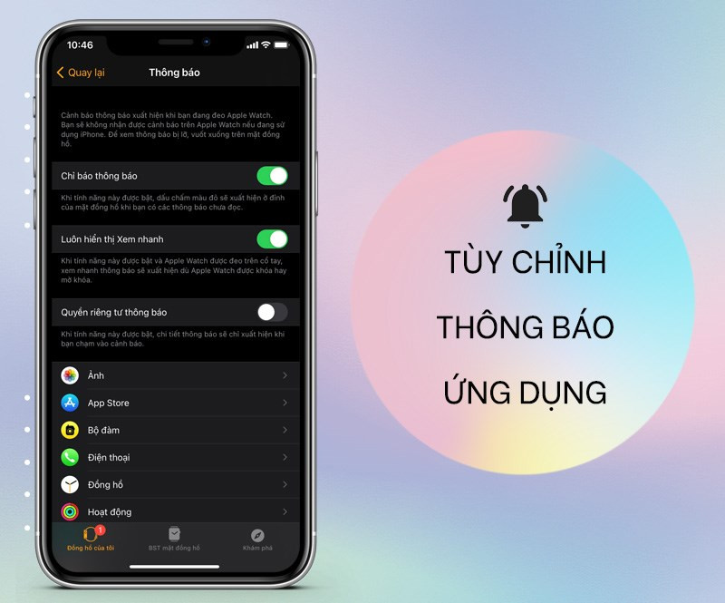 Tùy chỉnh thông báo