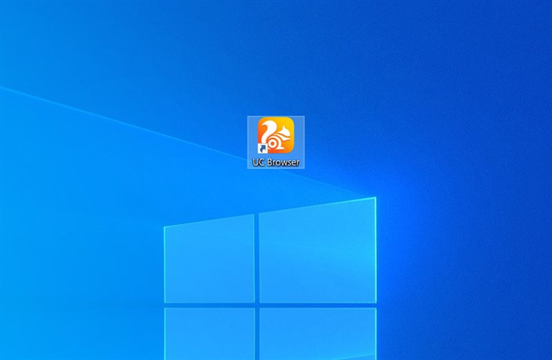 UC Browser hiển thị ngoài desktop