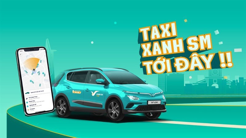 Ứng dụng gọi Taxi xanh SM