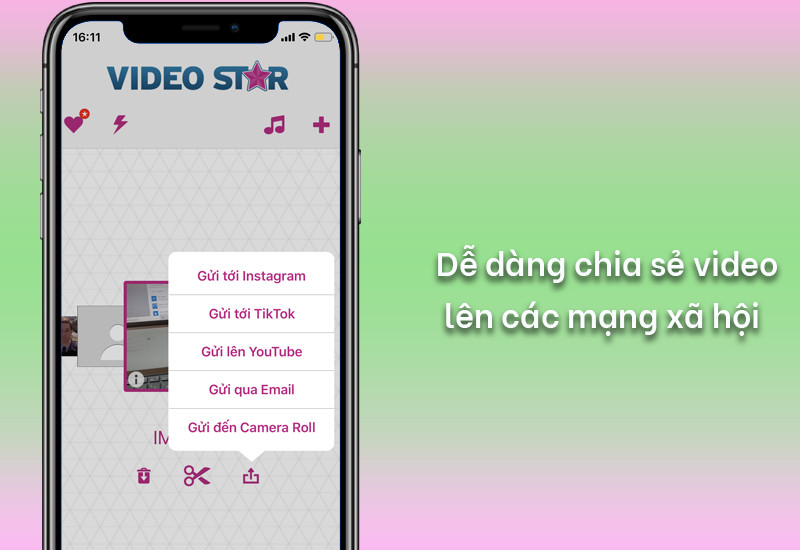 ứng dụng video star