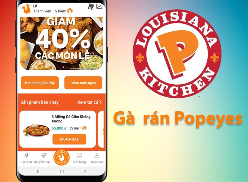 Khám Phá Ứng Dụng Gà Rán Popeyes: Ưu Đãi Ngập Tràn, Giao Hàng Tận Nhà