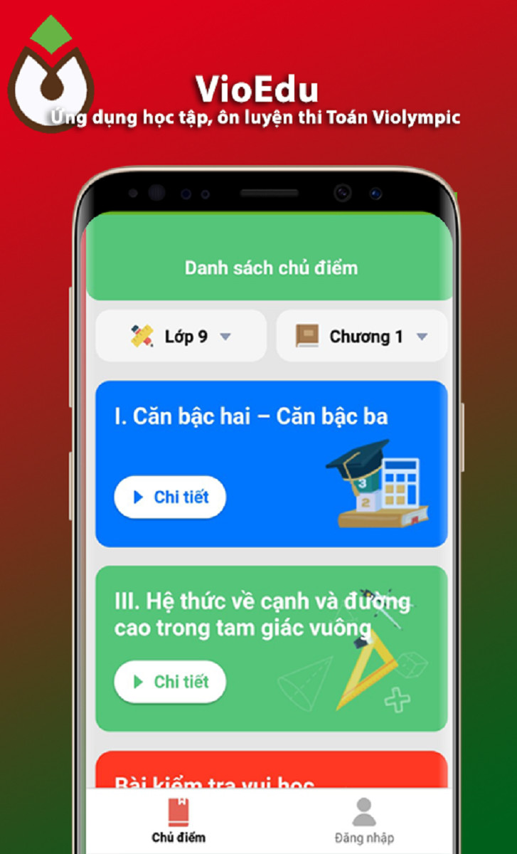 VioEdu: Ứng dụng học tập, ôn luyện thi Toán Violympic cho học sinh