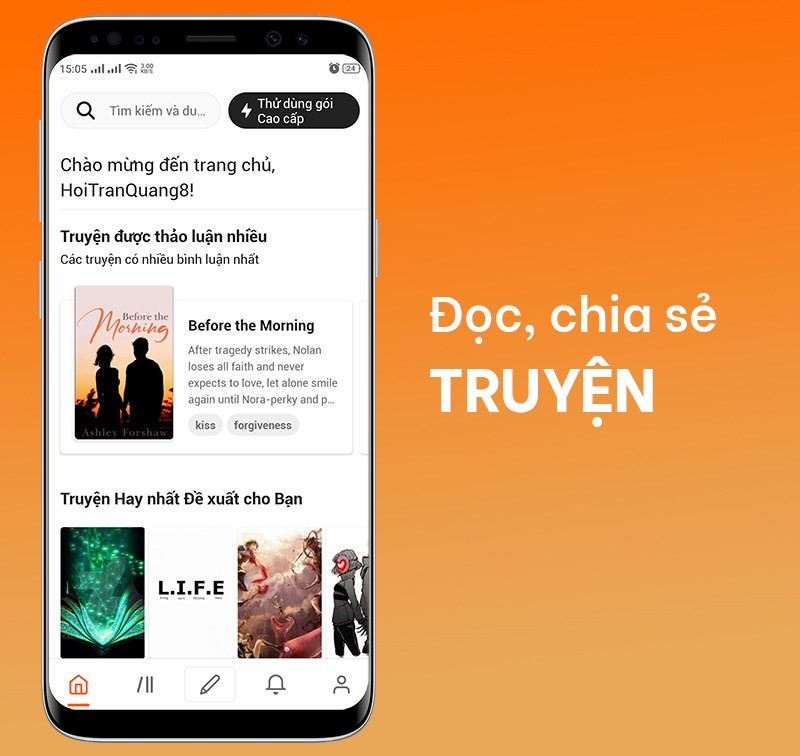 Wattpad là một trong những ứng dụng đọc, viết truyện lớn nhất hiện nay