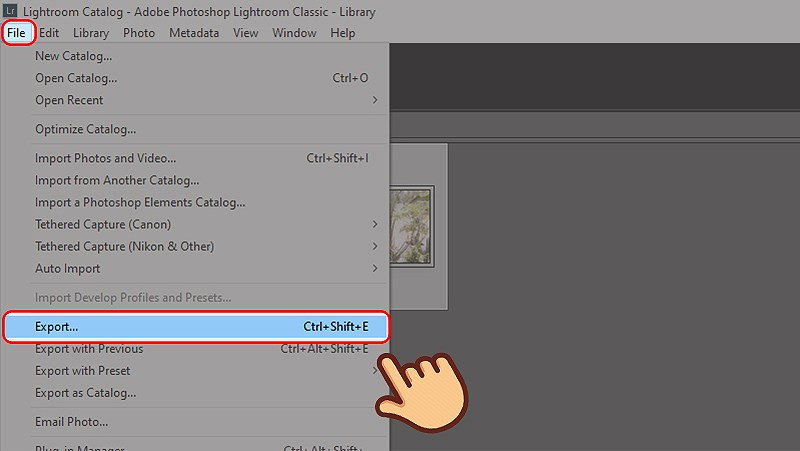 Xuất ảnh Lightroom trên máy tính