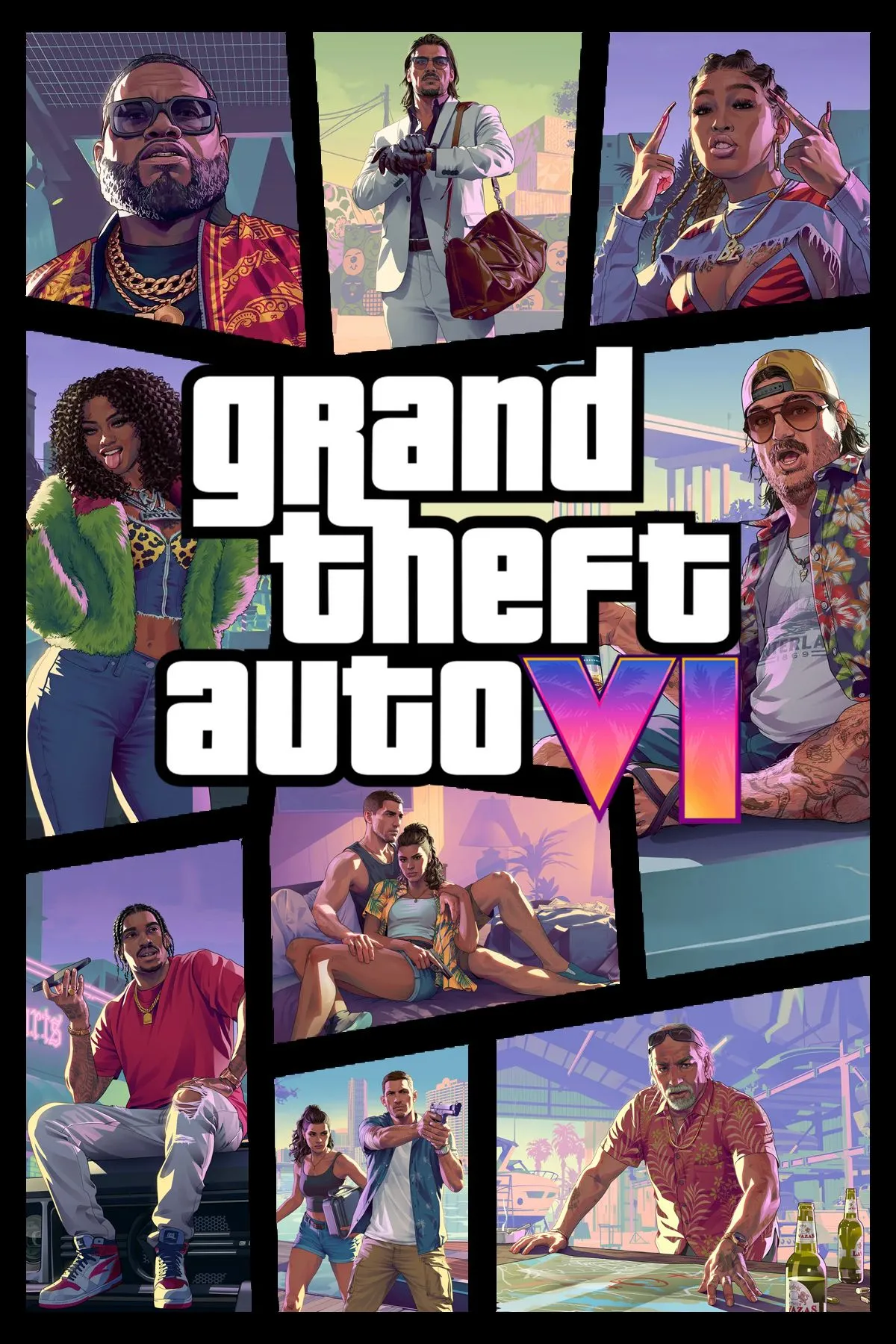 Ảnh bìa chính thức của tựa game bom tấn Grand Theft Auto VI sắp ra mắt