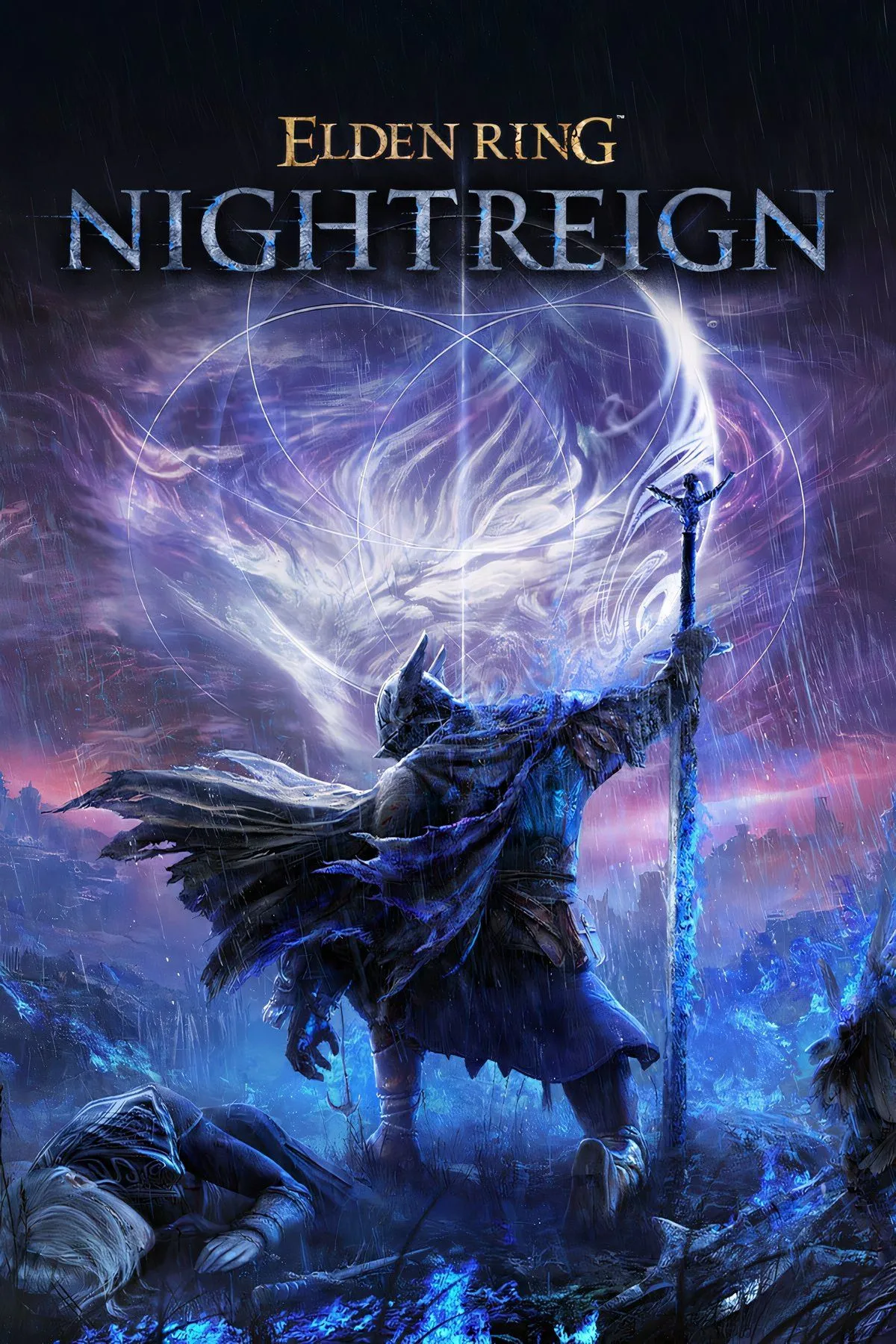 Ảnh bìa Elden Ring Nightreign với nhân vật chính