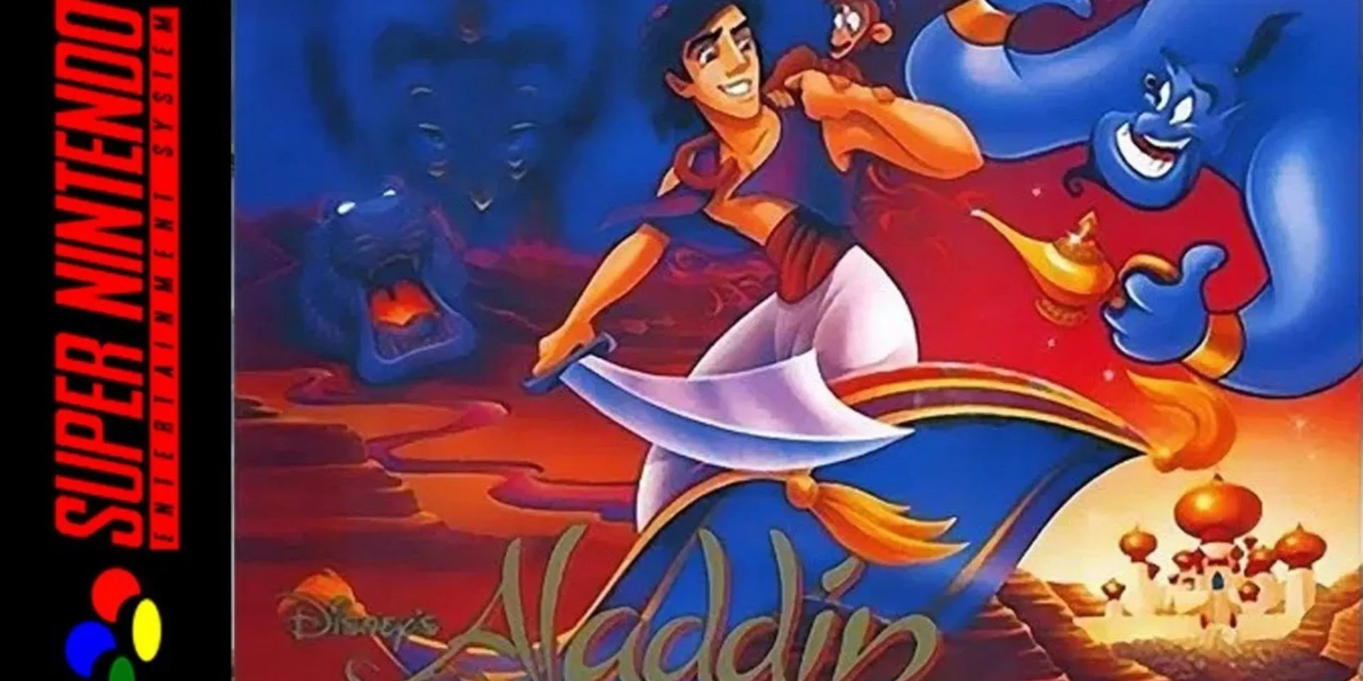 Ảnh bìa game Aladdin phiên bản SNES