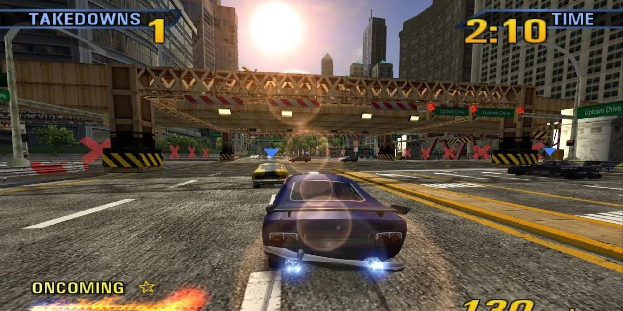 Ảnh bìa game Burnout 3 Takedown, tựa game Burnout hay nhất mọi thời đại.