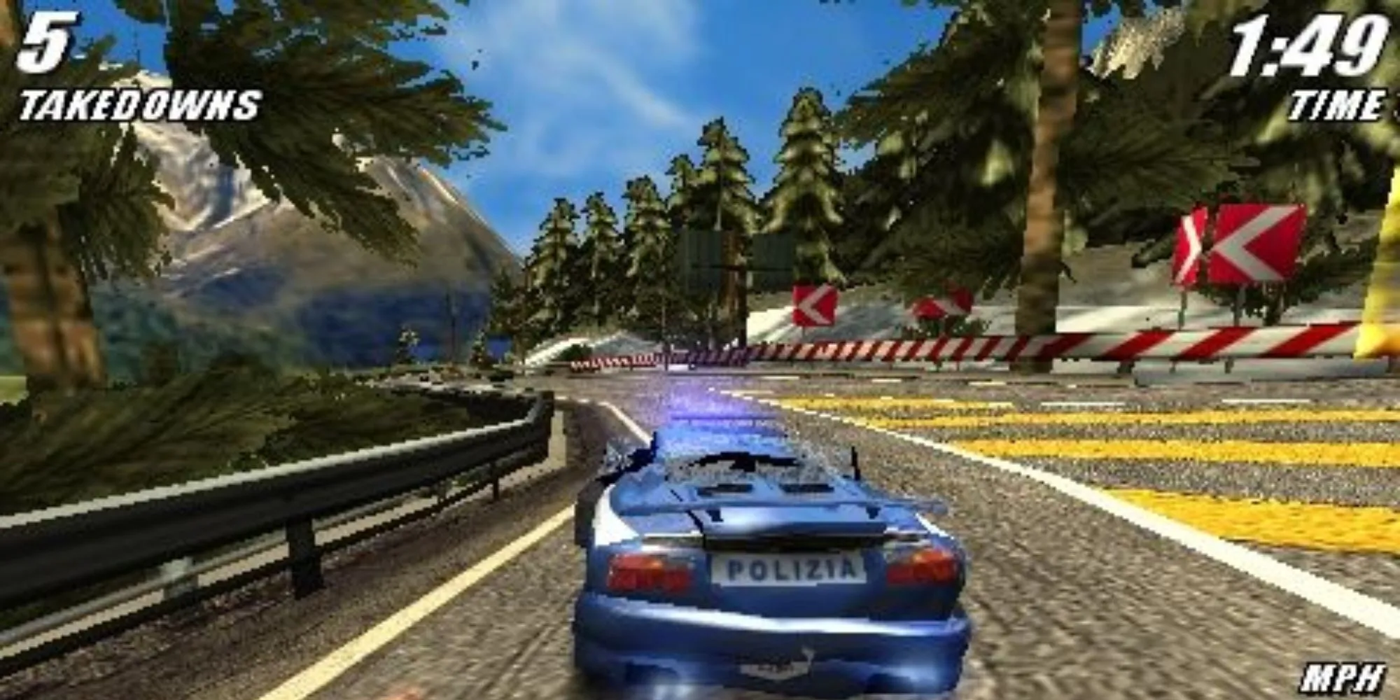 Ảnh bìa game Burnout Legends dành cho PSP với nhiều xe đua.