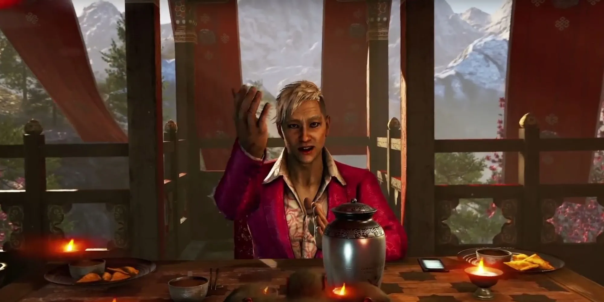 Ảnh cinematic giới thiệu Pagan Min trong Far Cry 4
