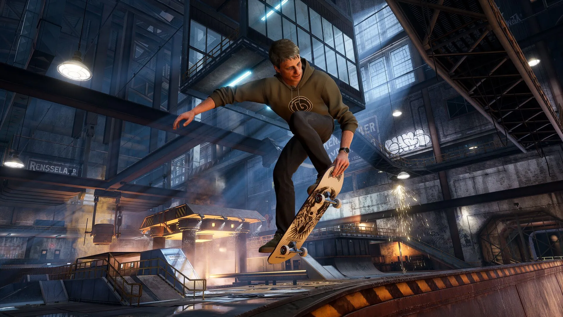 Ảnh gameplay Tony Hawk's Pro Skater 3+4 cho thấy đồ họa được nâng cấp