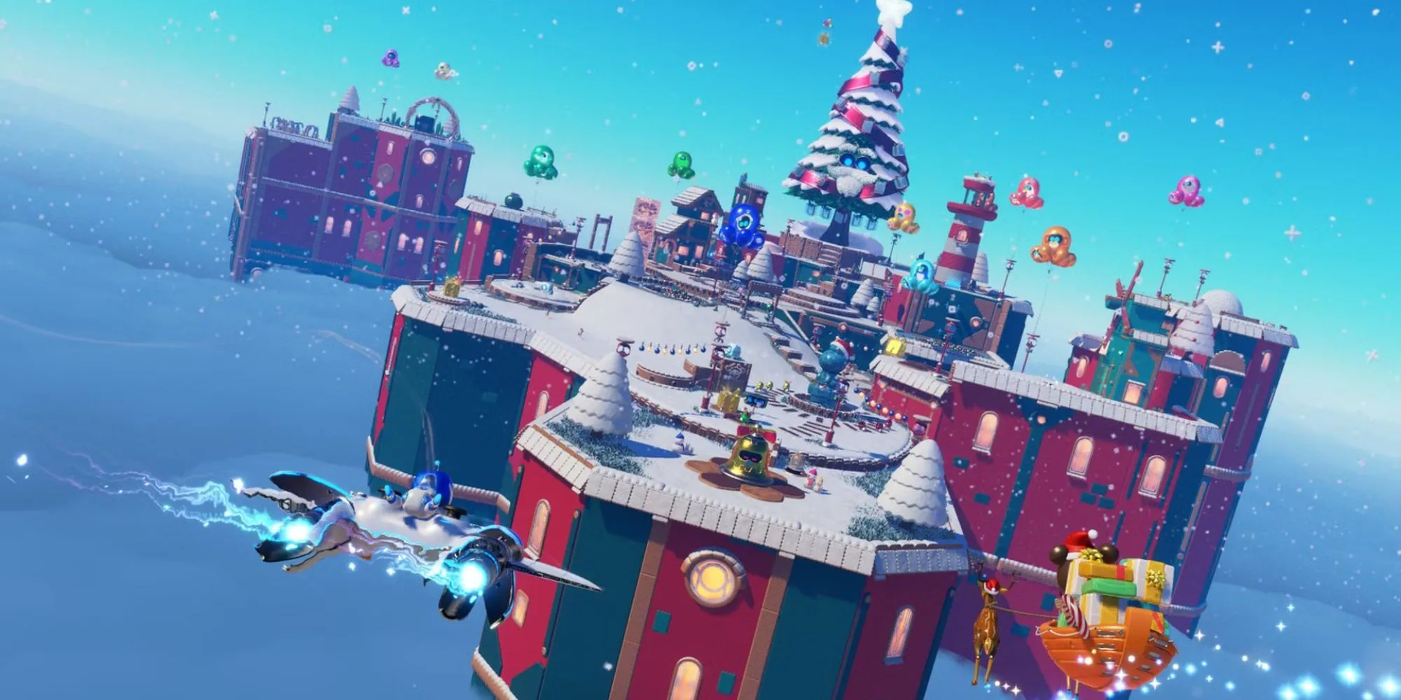 Astro Bot bay đến bản cập nhật mùa đông trong tựa game platformer vui nhộn