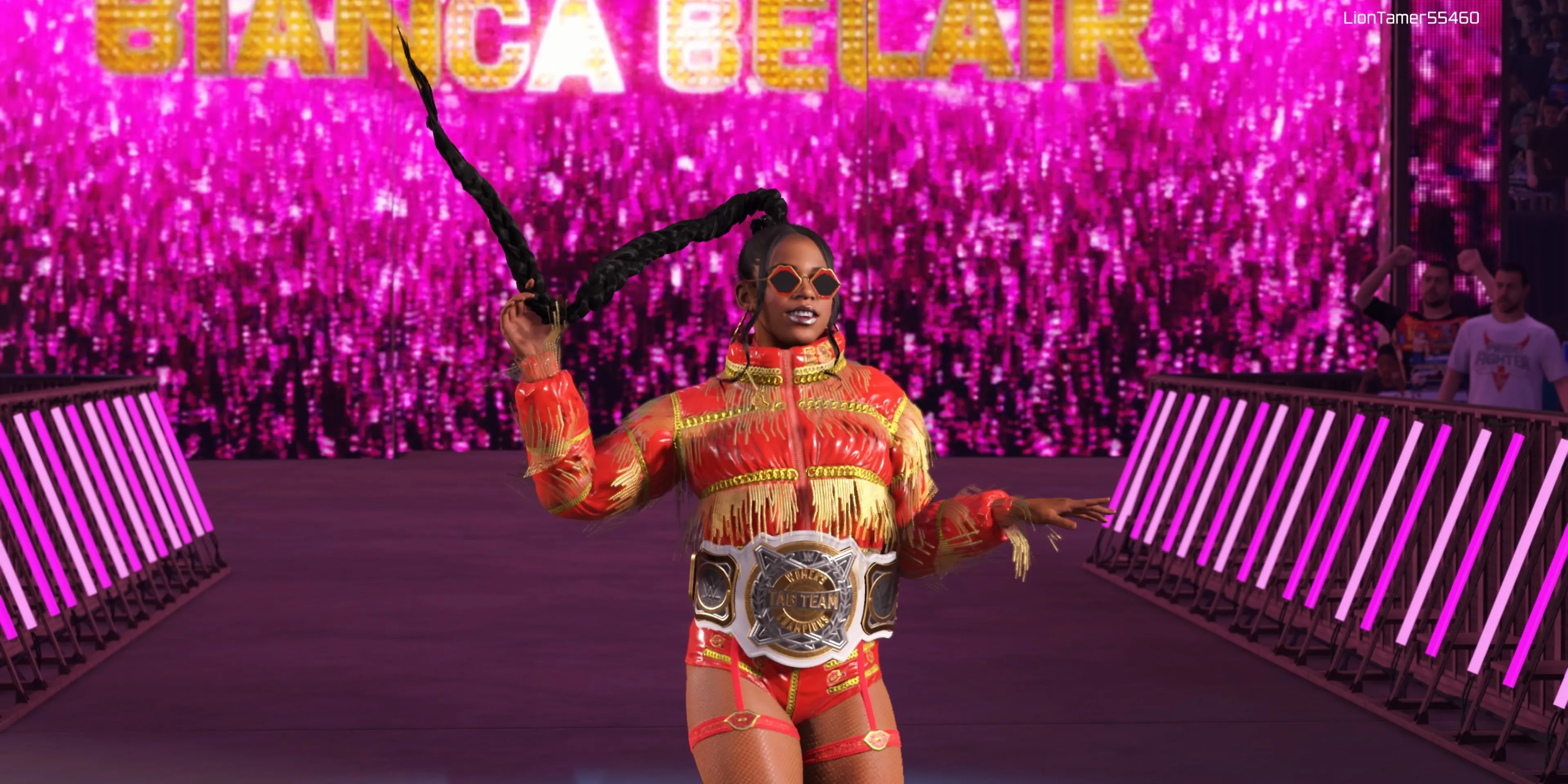 Bianca Belair đầy sức mạnh trong WWE 2K25