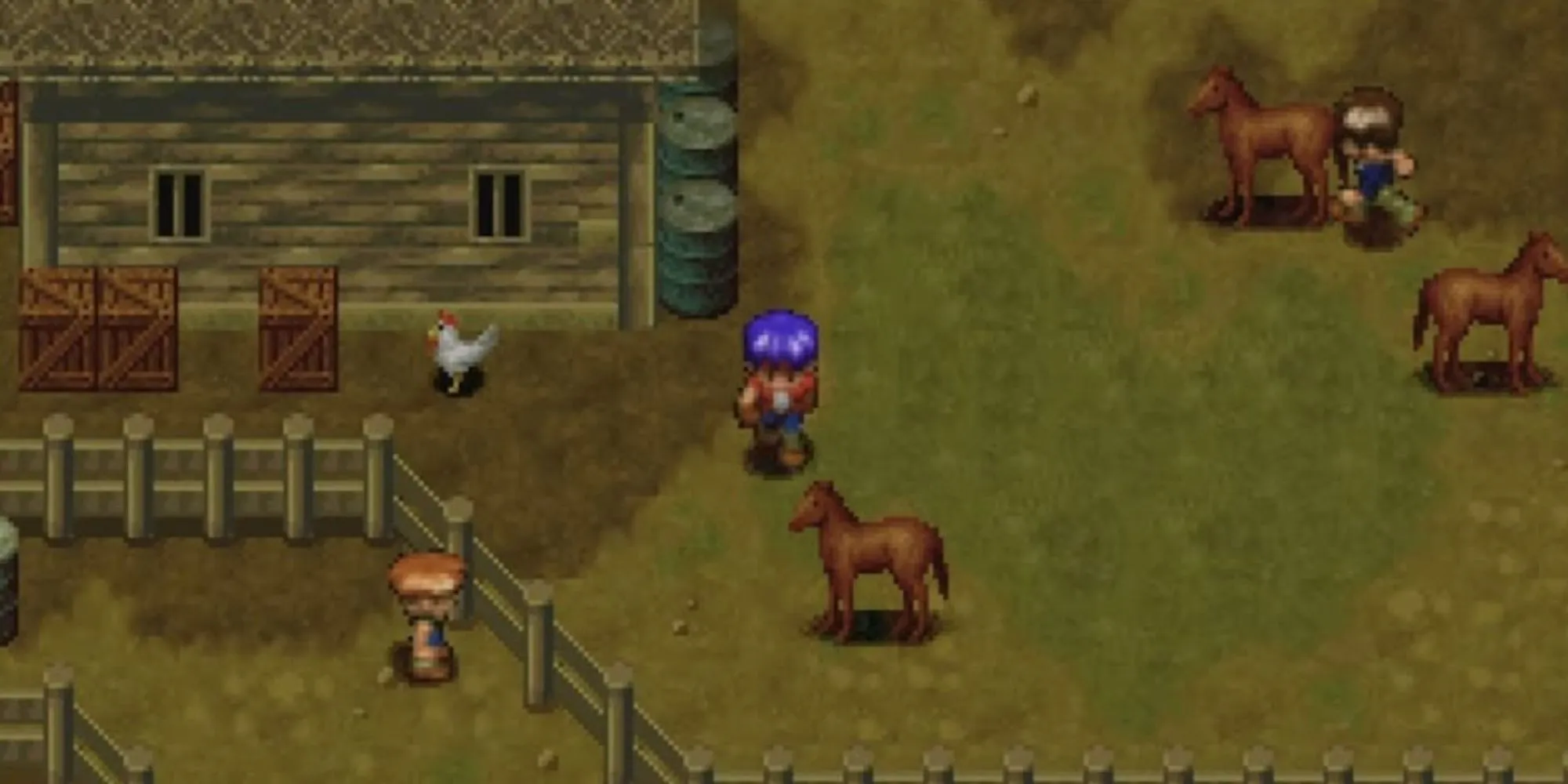 Bộ ba nhân vật chính trong game Wild Arms trên PS1