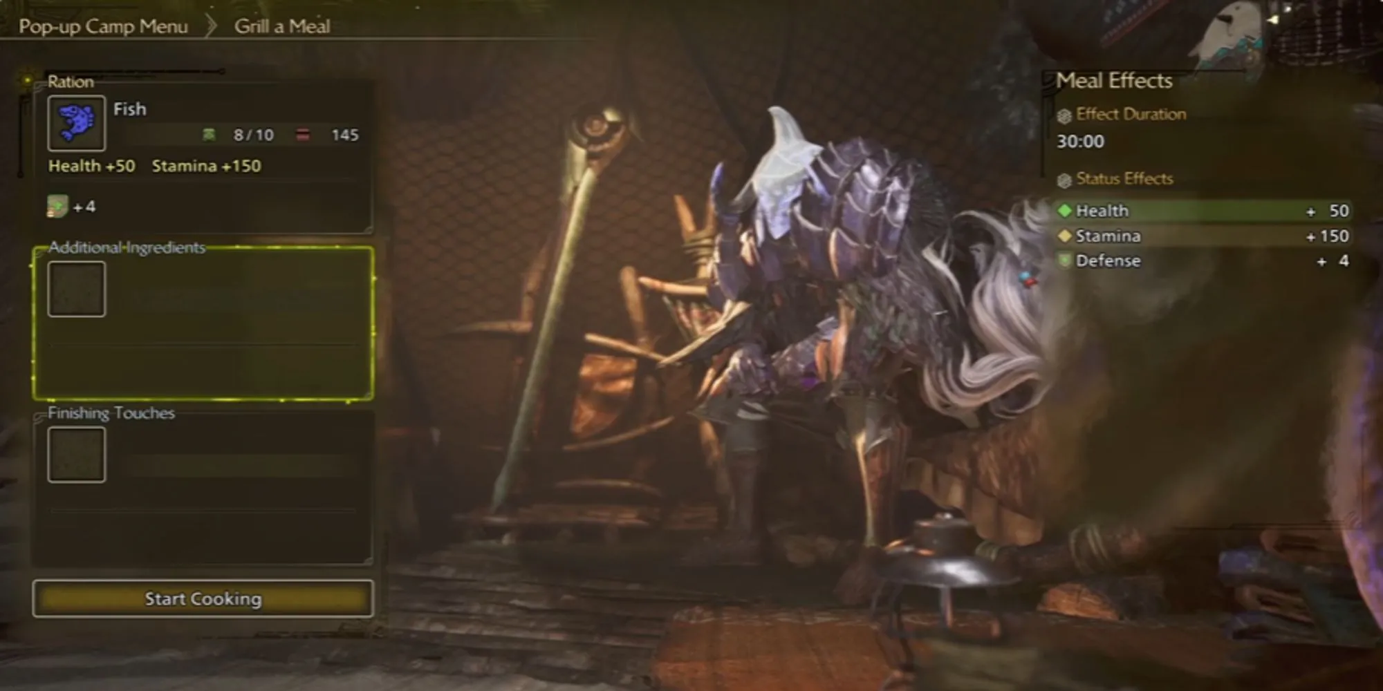 Cá dùng làm nguyên liệu nấu ăn (Rations) trong Monster Hunter Wilds