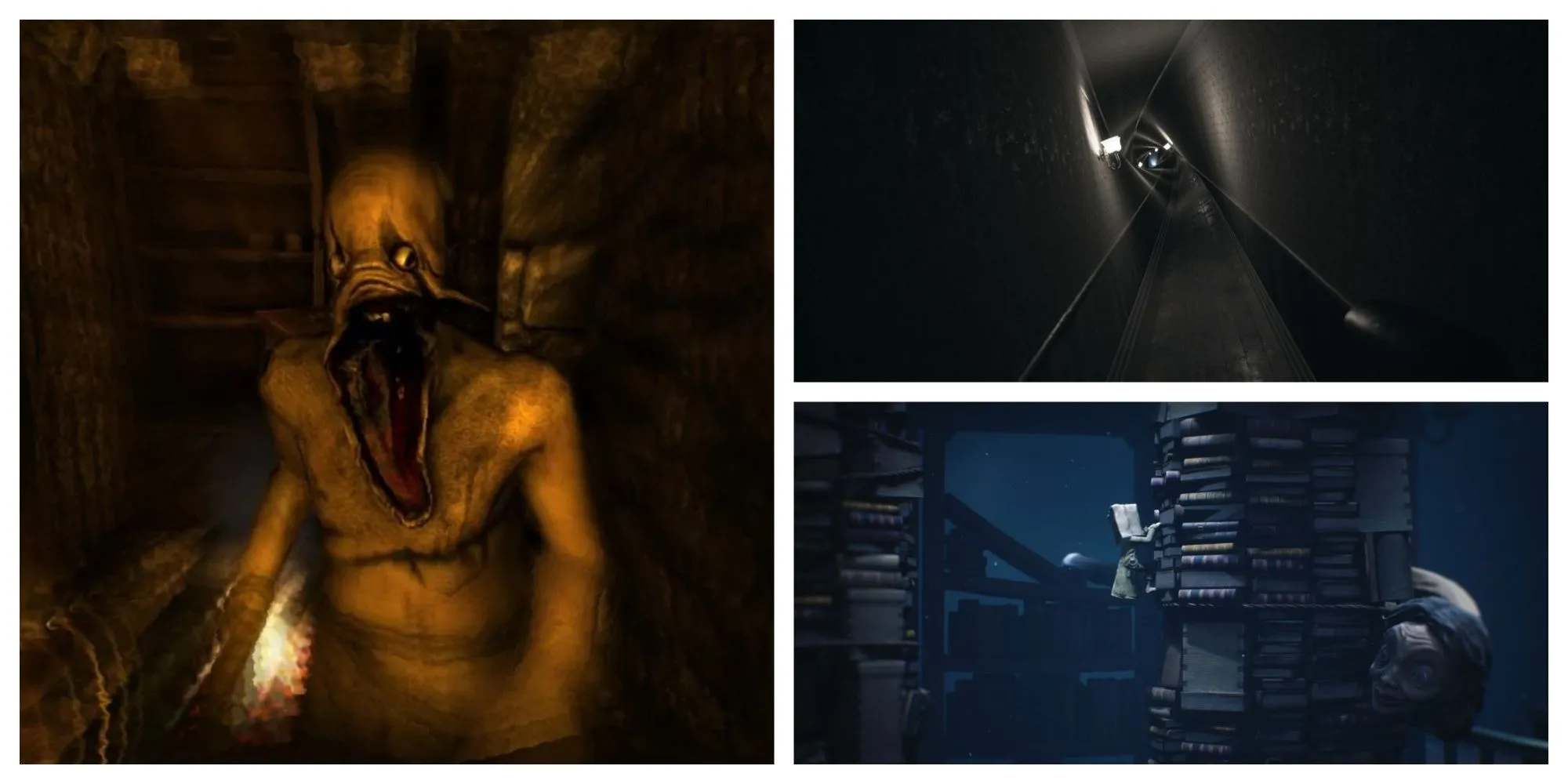 Các game kinh dị được đánh giá cao như Amnesia, Visage, Little Nightmares 2