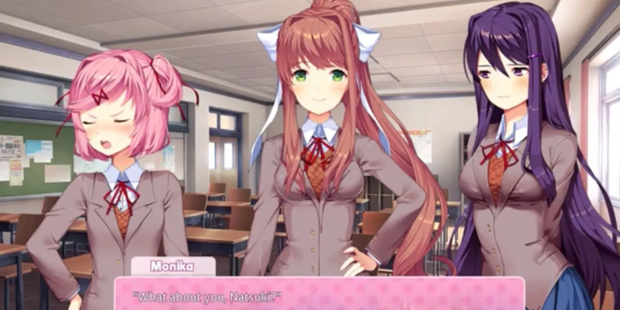 Các nhân vật nữ của Doki Doki Literature Club!, tựa visual novel kinh dị gây sốc