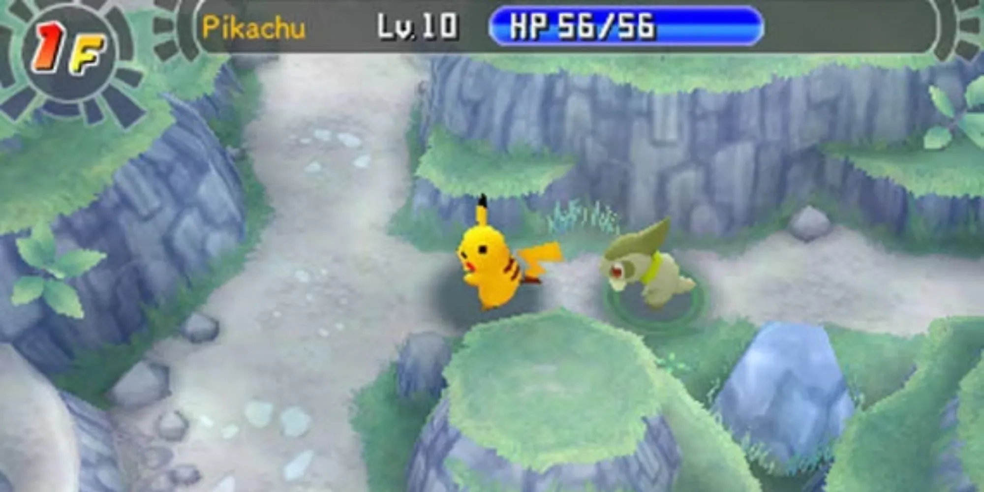Các Pokémon phiêu lưu trong hầm ngục của Pokemon Mystery Dungeon: Gates to Infinity trên 3DS