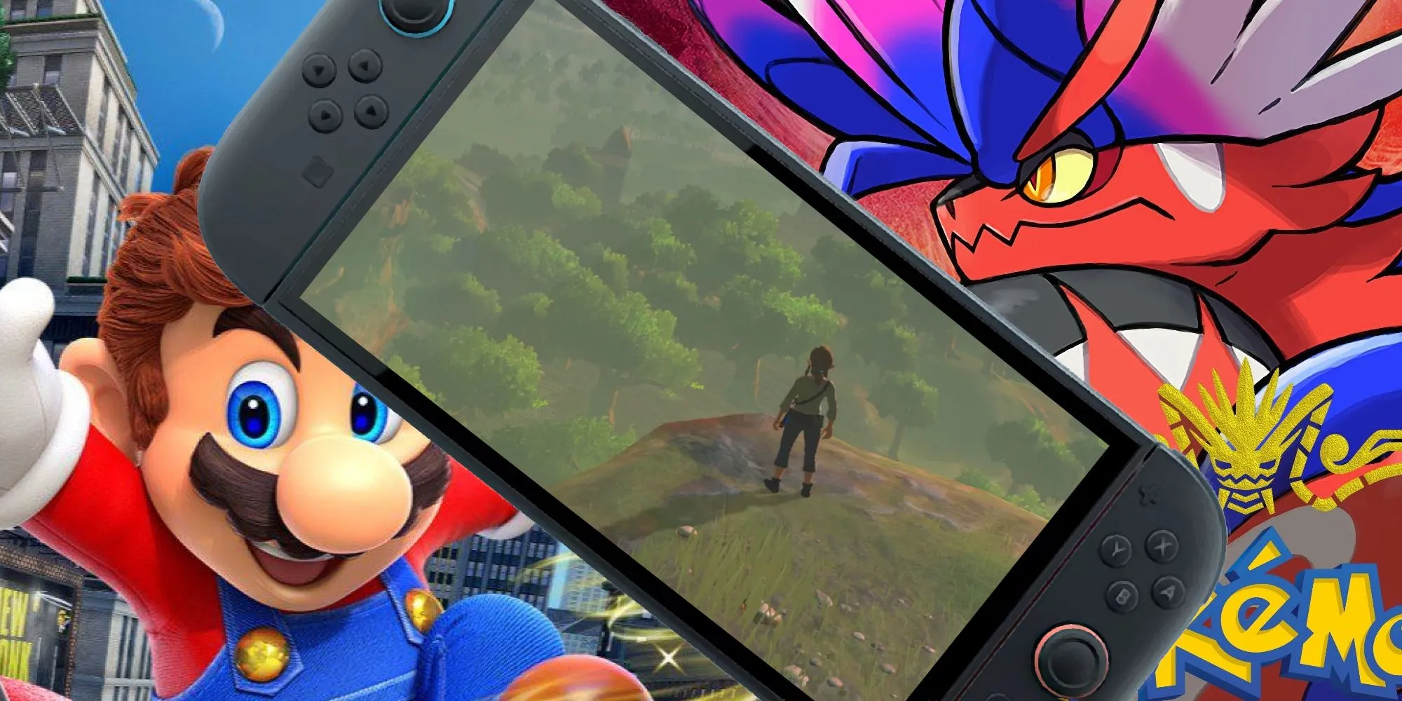 Các tựa game Nintendo Switch tiêu biểu có thể được nâng cấp trên Switch 2, bao gồm Mario Odyssey, The Legend of Zelda Breath of the Wild và Pokemon Scarlet/Violet.