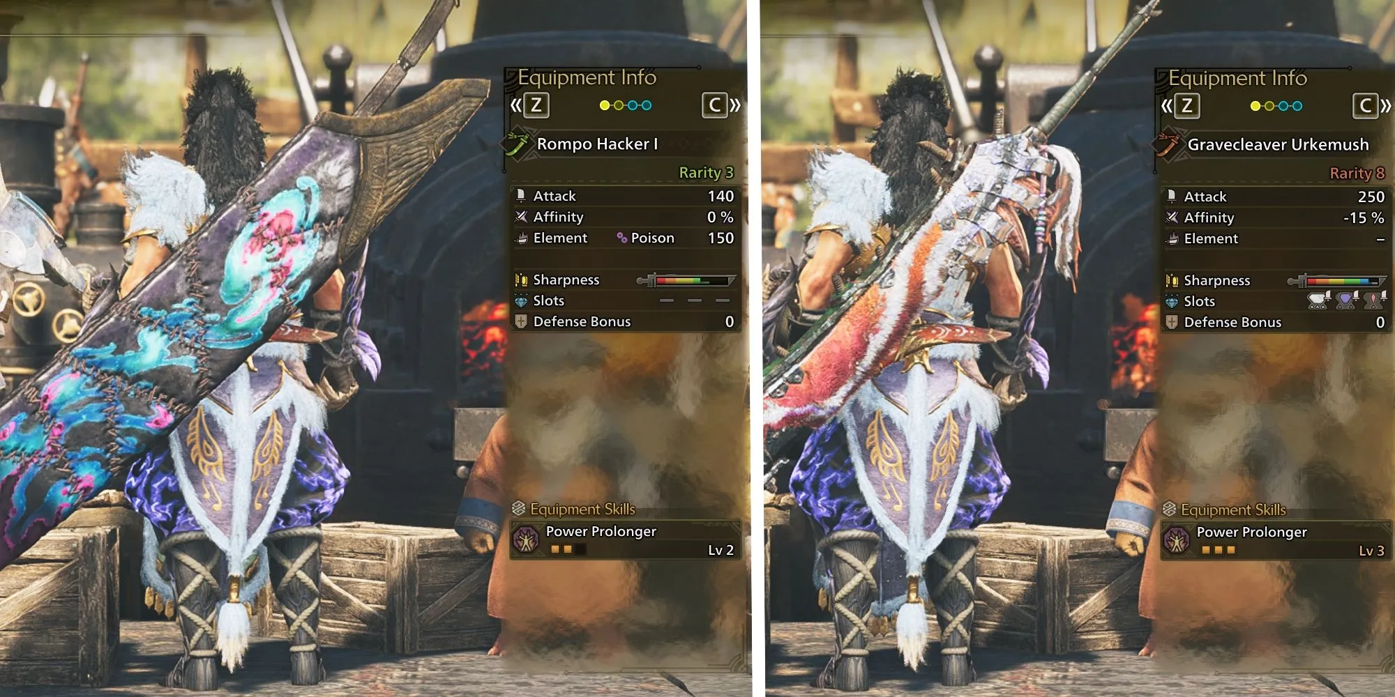 Các vũ khí Kiếm Dài (Long Sword) Low Rank và High Rank nên dùng trong Monster Hunter Wilds