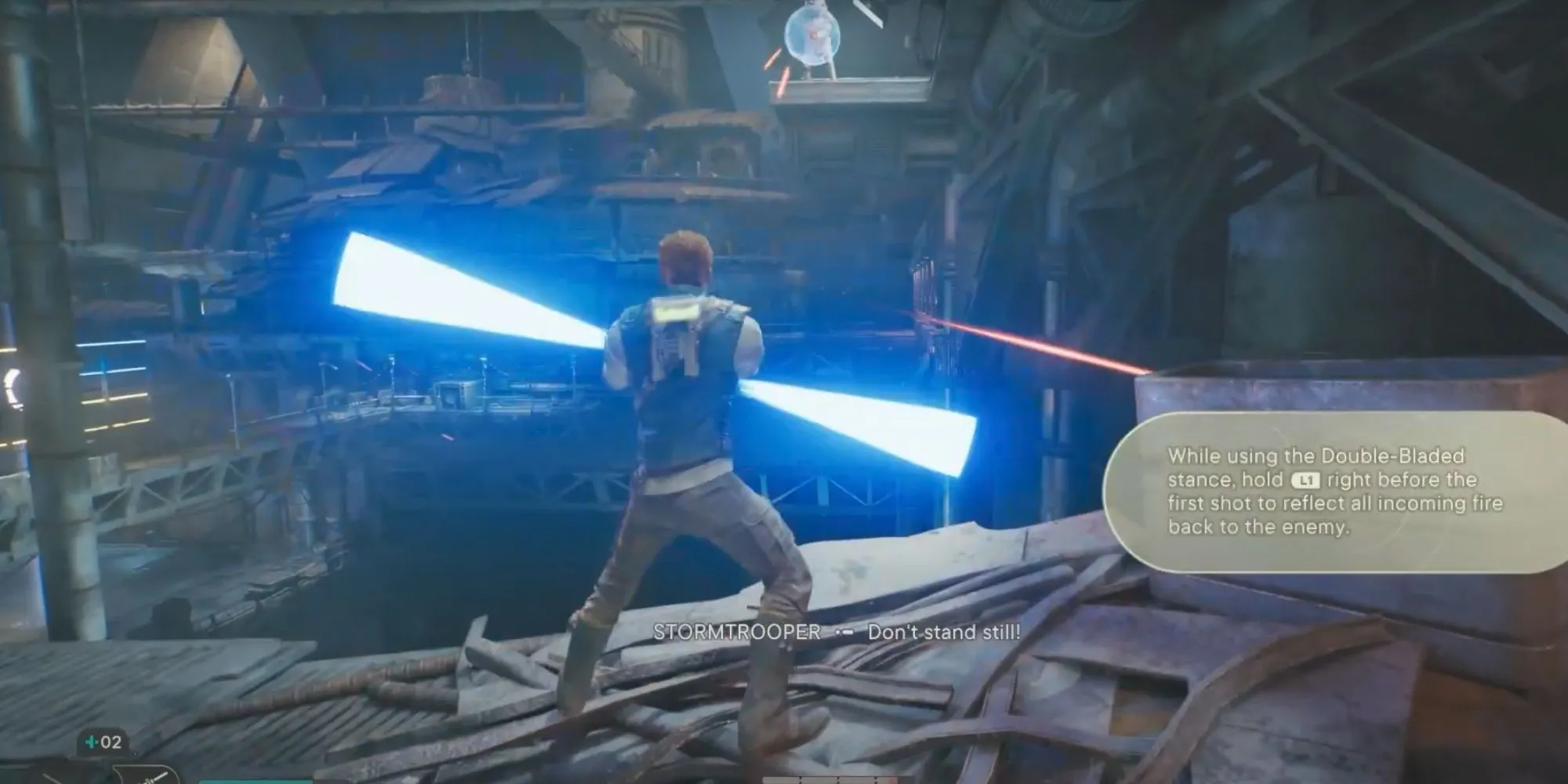 Cal Kestis trong Star Wars Jedi Survivor đang đuổi theo du thuyền của Thượng nghị sĩ