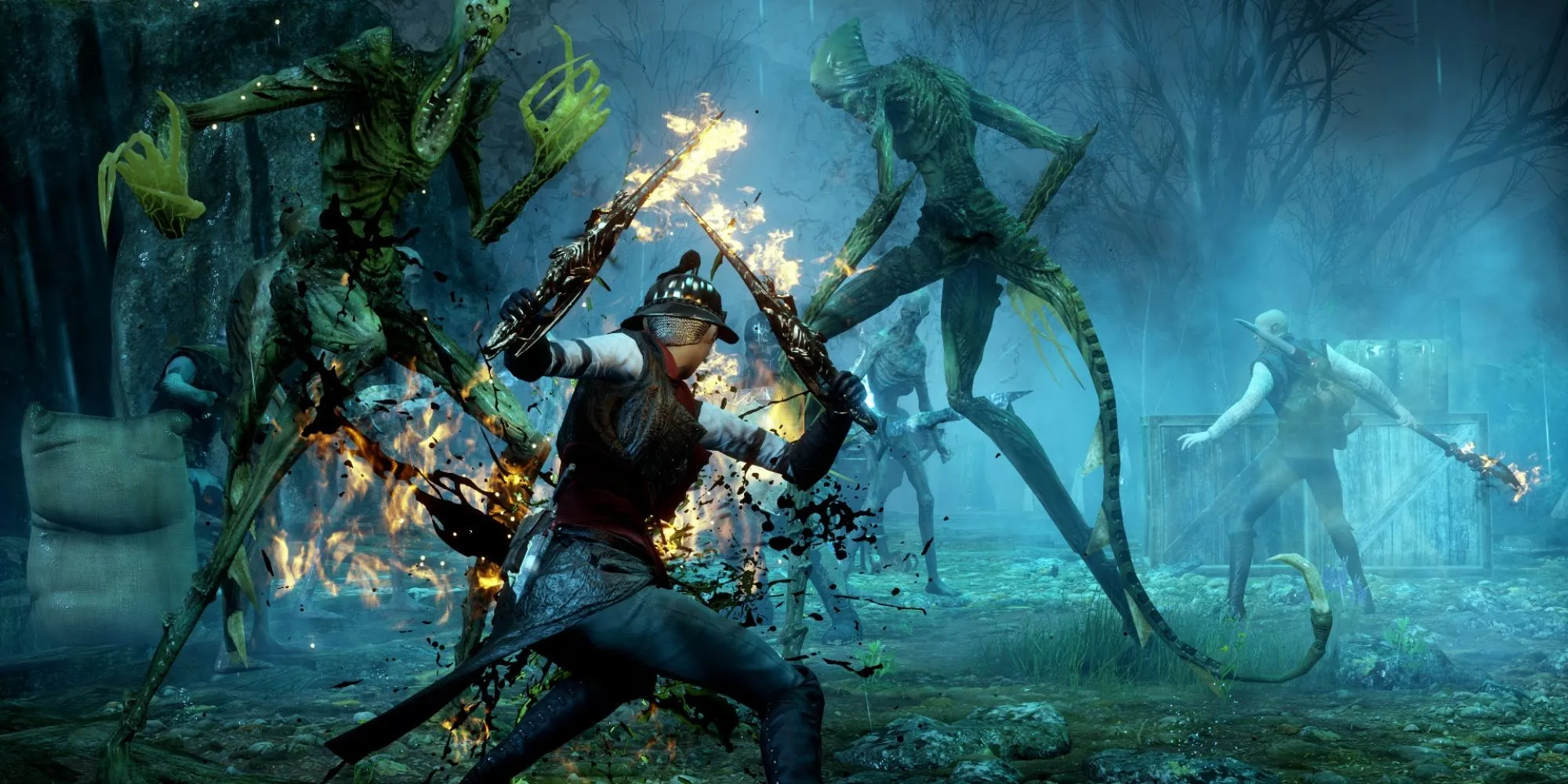 Cảnh chiến đấu trong Dragon Age Inquisition