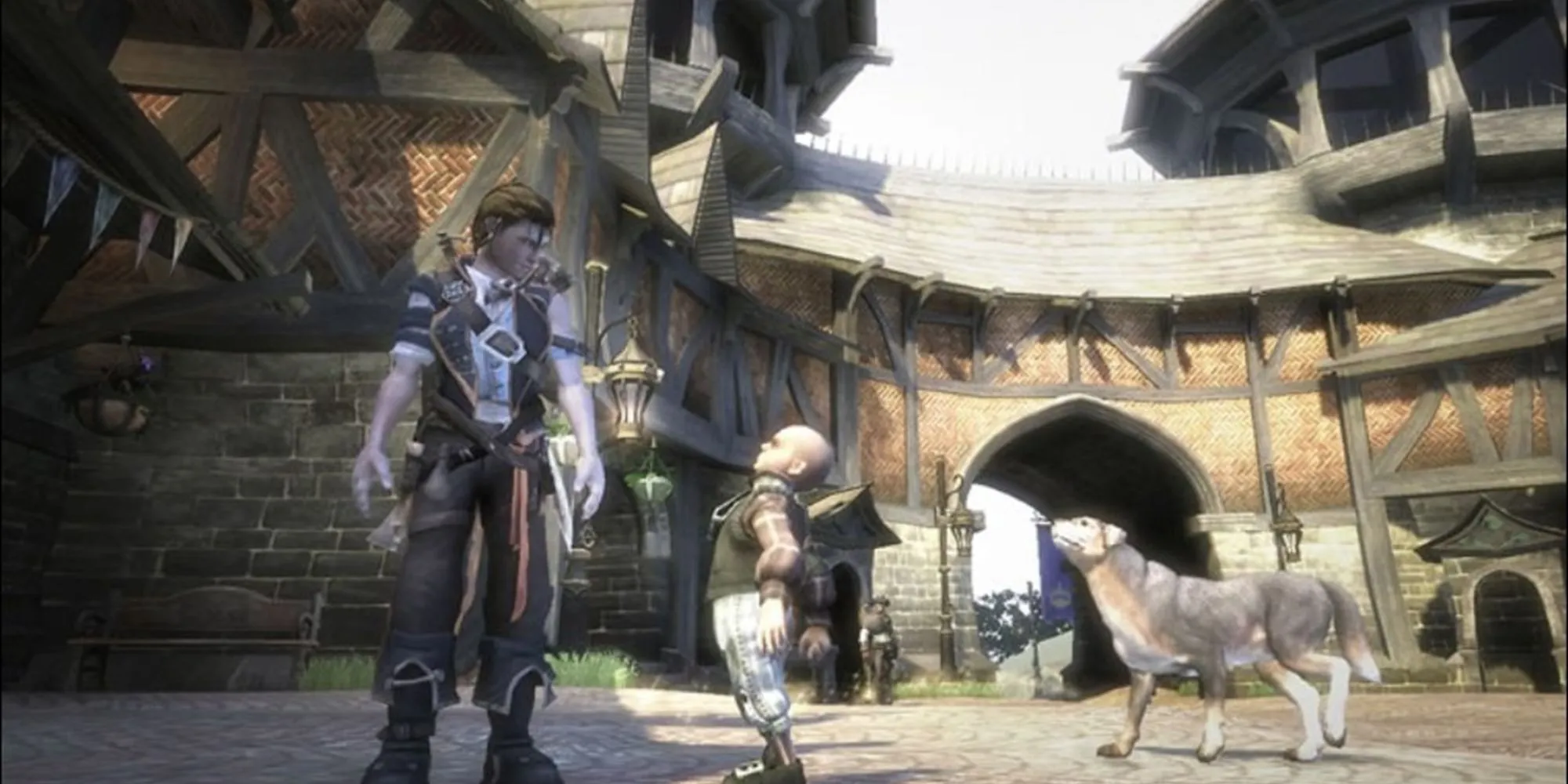 Cảnh gameplay từ Fable 2, một tựa game RPG hành động nổi tiếng với hệ thống lựa chọn ảnh hưởng đến thế giới