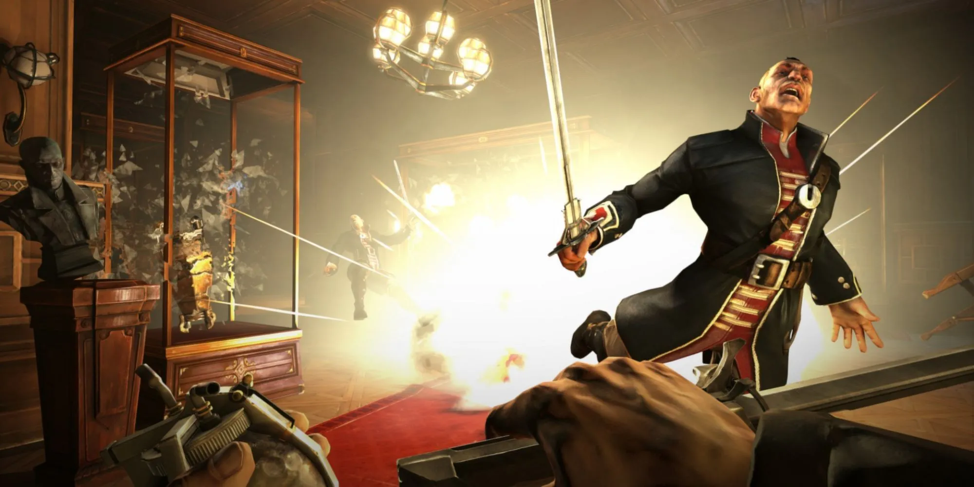 Cảnh vụ nổ ấn tượng trong tựa game hành động lén lút Dishonored