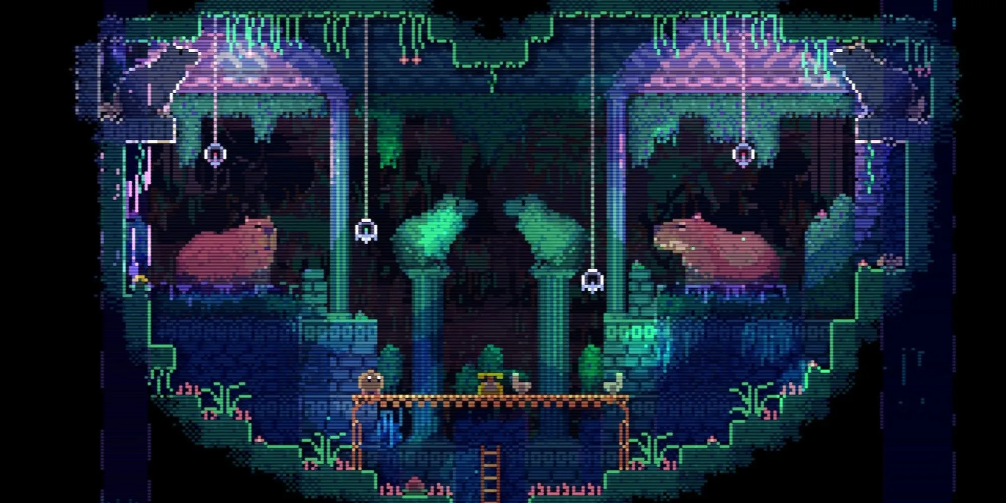 Capybara Heart Dungeon in Animal Well