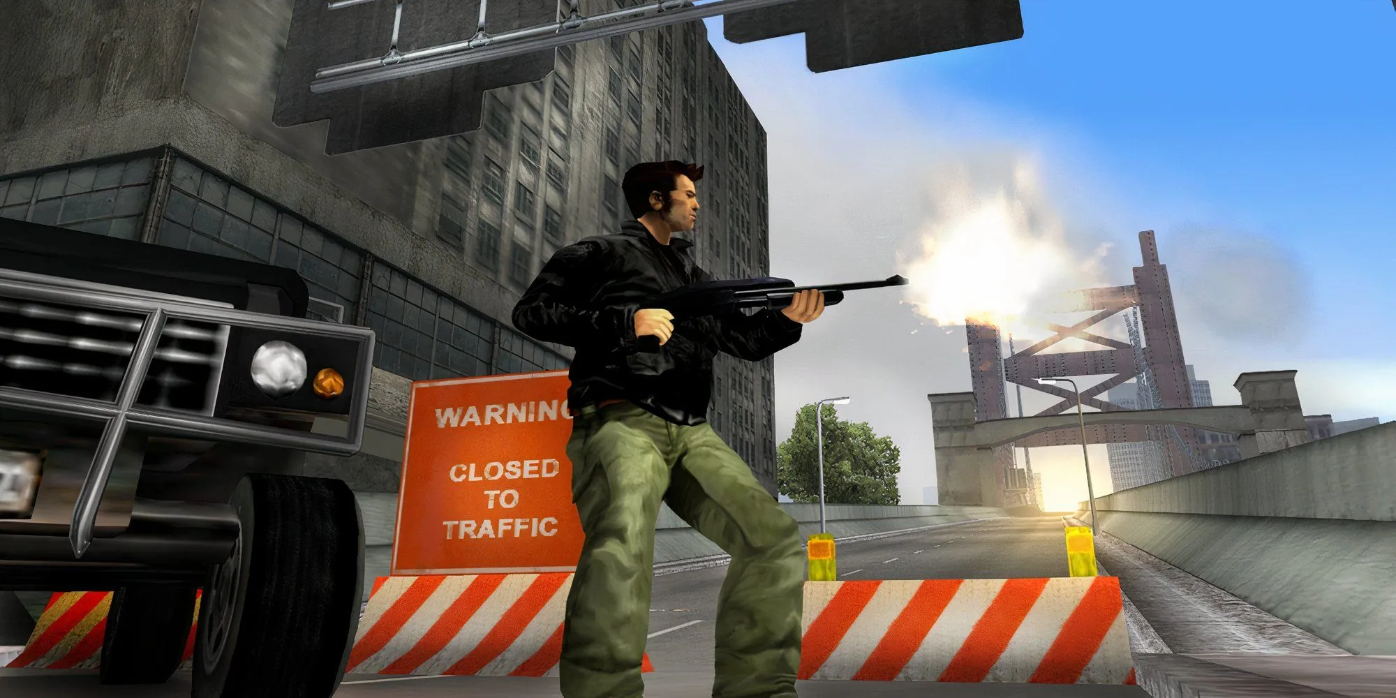 Claude GTA 3 lạnh lùng ngắm bắn bằng súng trường