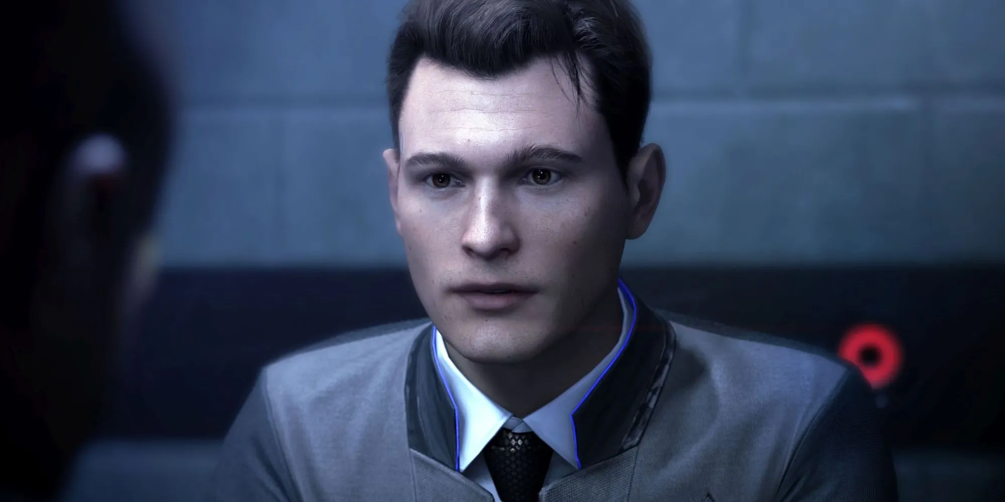 Connor, một android thám tử, trong một phân cảnh của Detroit: Become Human, tựa game khám phá quyền của AI.