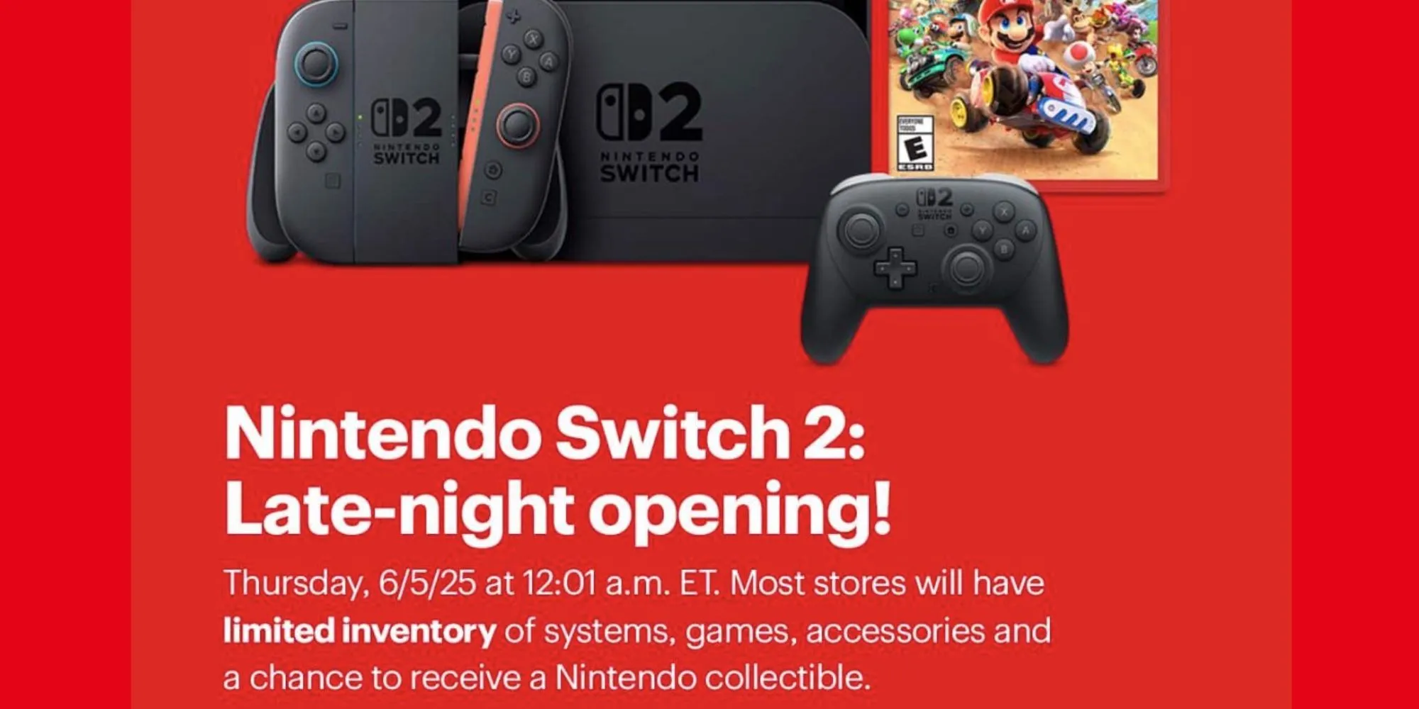 Cửa hàng Best Buy chuẩn bị mở bán trực tiếp Nintendo Switch 2