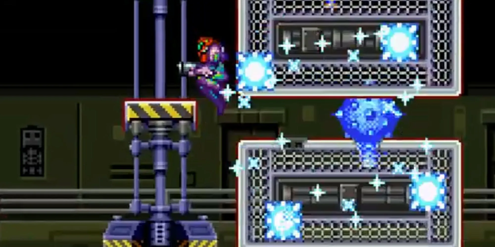 Diffusion Missile trong Metroid Fusion đóng băng kẻ thù diện rộng