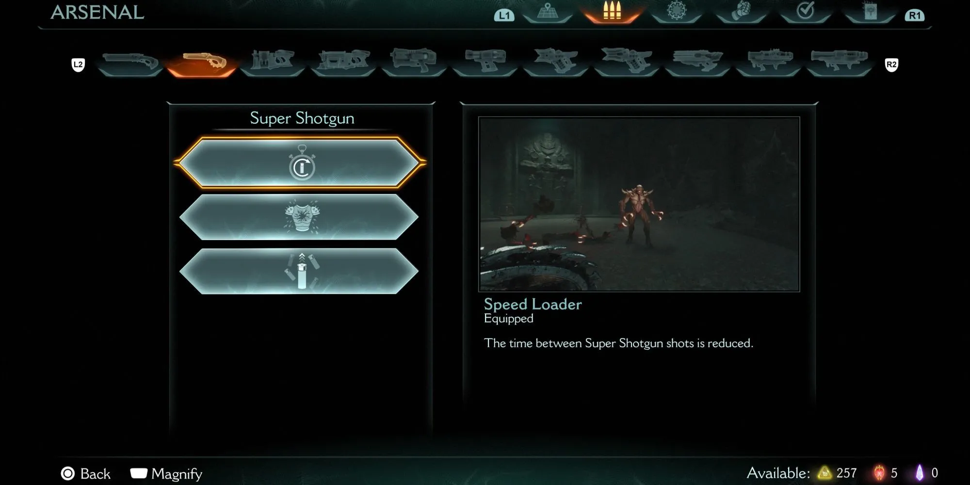 DOOM The Dark Ages - Nâng cấp Speed Loader cho Super Shotgun