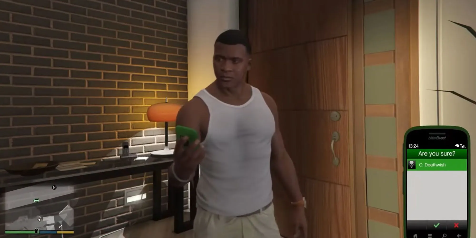 Franklin trong nhiệm vụ cuối cùng The Third Way của GTA V