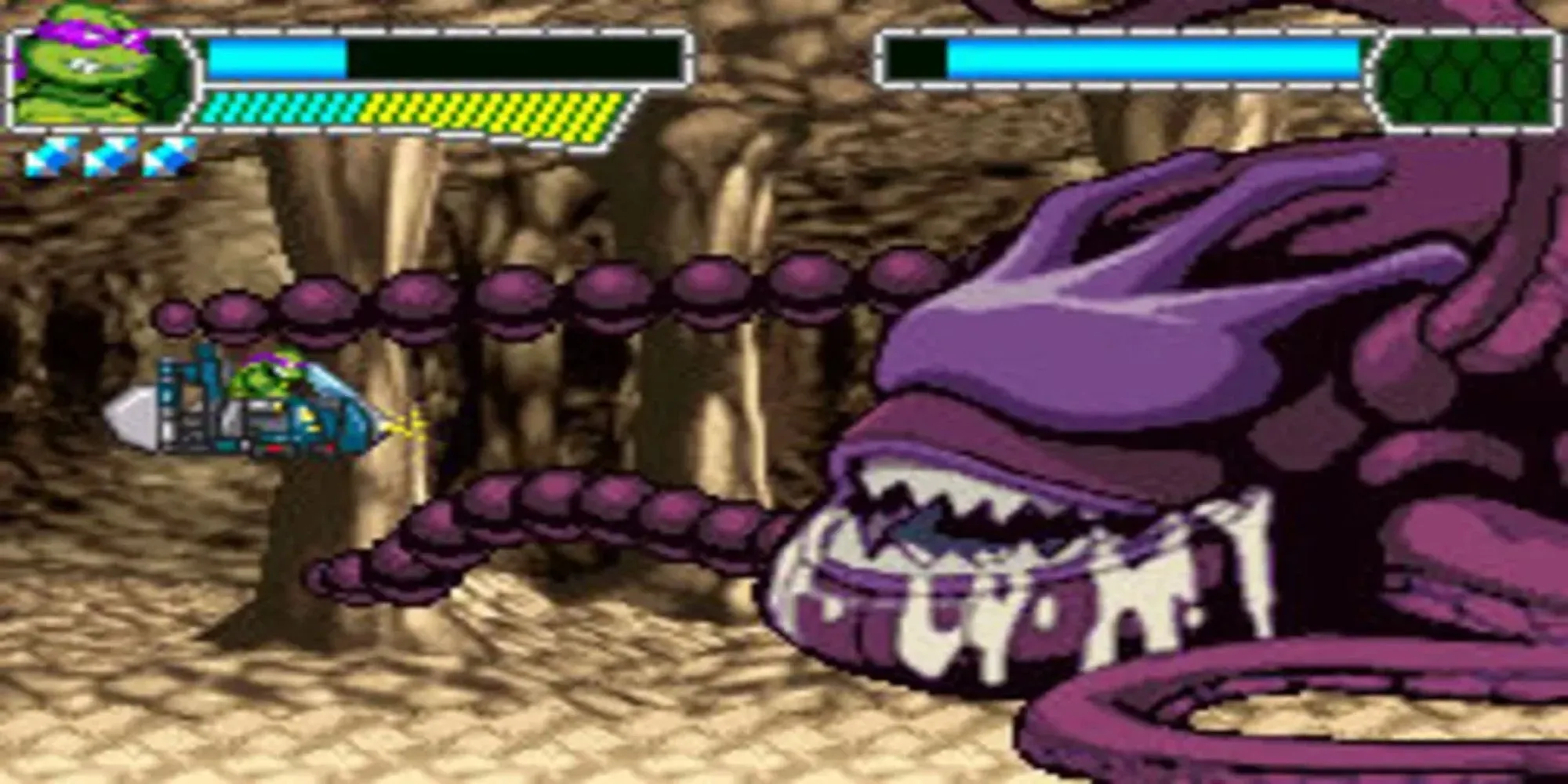 Gameplay game Teenage Mutant Ninja Turtles 2: Battle Nexus trên GBA
