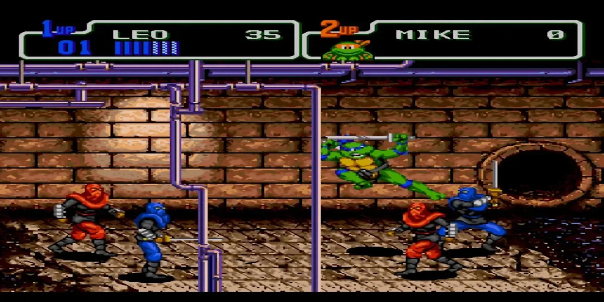 Gameplay game Teenage Mutant Ninja Turtles: The Hyperstone Heist trên Sega Genesis