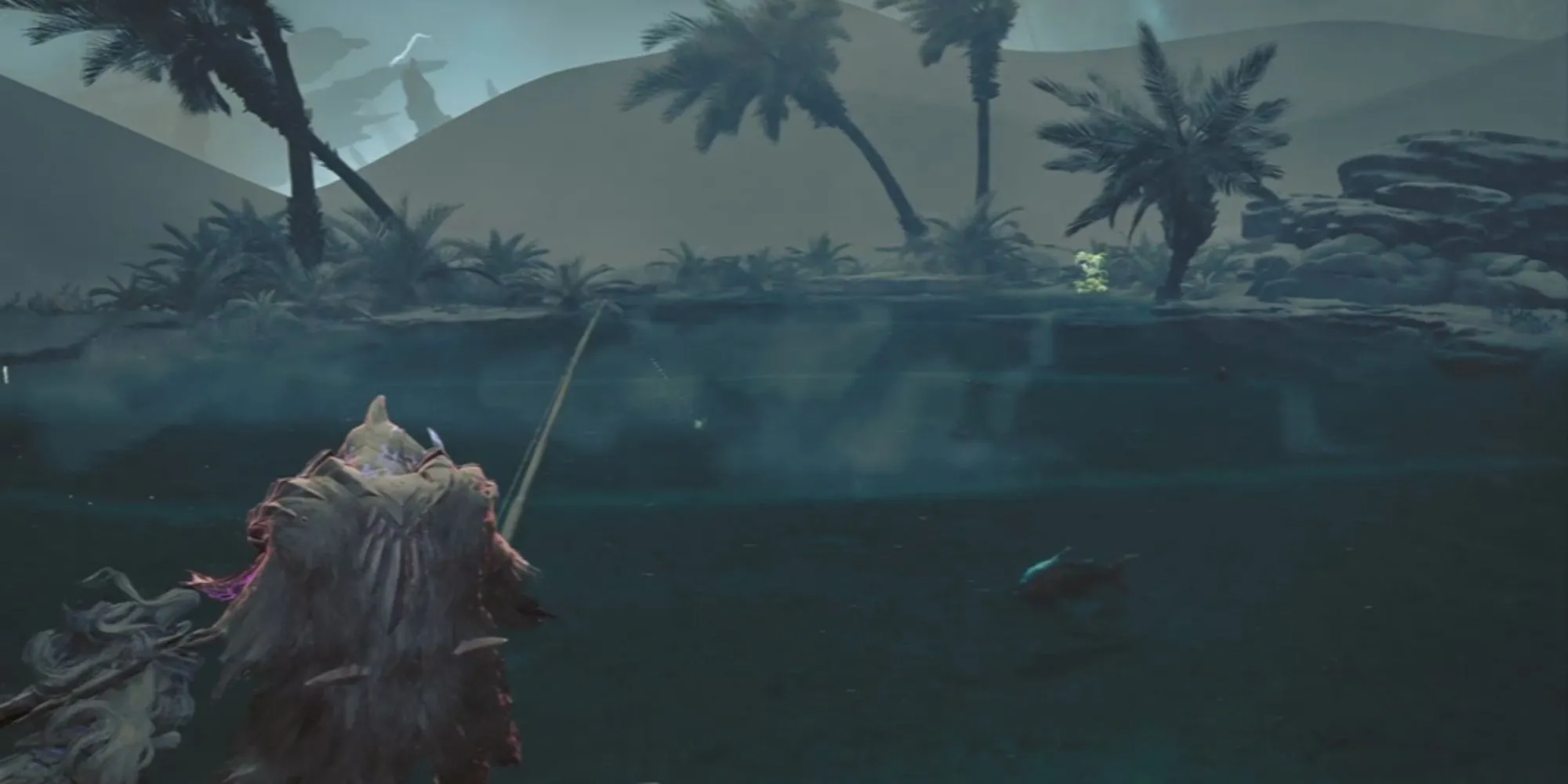 Giao diện câu cá trong Monster Hunter Wilds